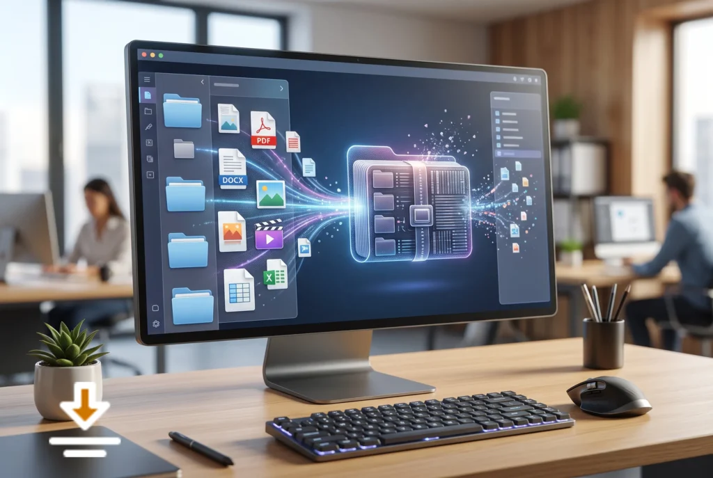 7-Zip: como baixar e compactar arquivos gratuitamente em 2026