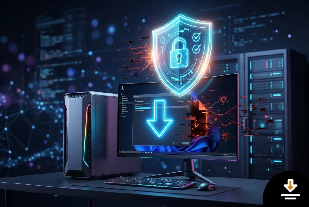 Como baixar programas para PC com segurança em 2026